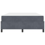 vidaXL Cadru de pat Gri închis, gri și alb 160 x 200 cm Catifea