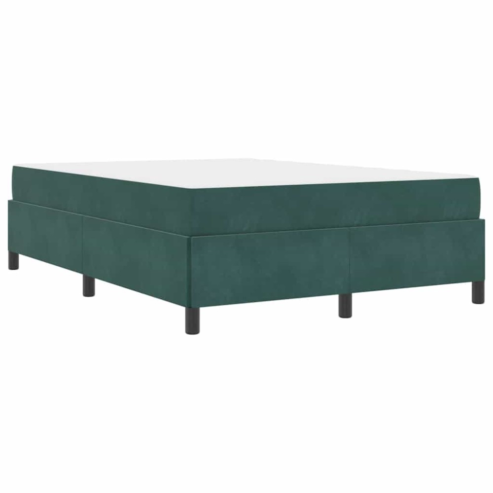 vidaXL Cadru de pat Altele Alb și gri deschis 160 x 200 cm Catifea