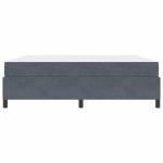 vidaXL Cadru de pat Gri închis, gri și alb 180 x 200 cm Catifea