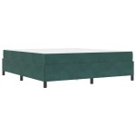 vidaXL Cadru de pat cu saltea Verde închis și alb 180 x 200 cm Catifea vidaXL Cadru de pat cu saltea Verde închis și alb 180 x 200 cm Catifea