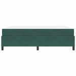 vidaXL Cadru de pat cu saltea Verde închis și alb 180 x 200 cm Catifea vidaXL Cadru de pat cu saltea Verde închis și alb 180 x 200 cm Catifea