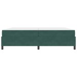 vidaXL Cadru de pat Verde închis, verde și alb 200 x 200 cm Catifea