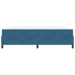vidaXL Cadru de pat Albastru închis și alb 200 x 200 cm Catifea vidaXL Cadru de pat Albastru închis și alb 200 x 200 cm Catifea