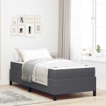 vidaXL Cadru de pat Gri închis 80 x 200 cm Țesătură de catifea vidaXL Cadru de pat Gri închis 80 x 200 cm Țesătură de catifea