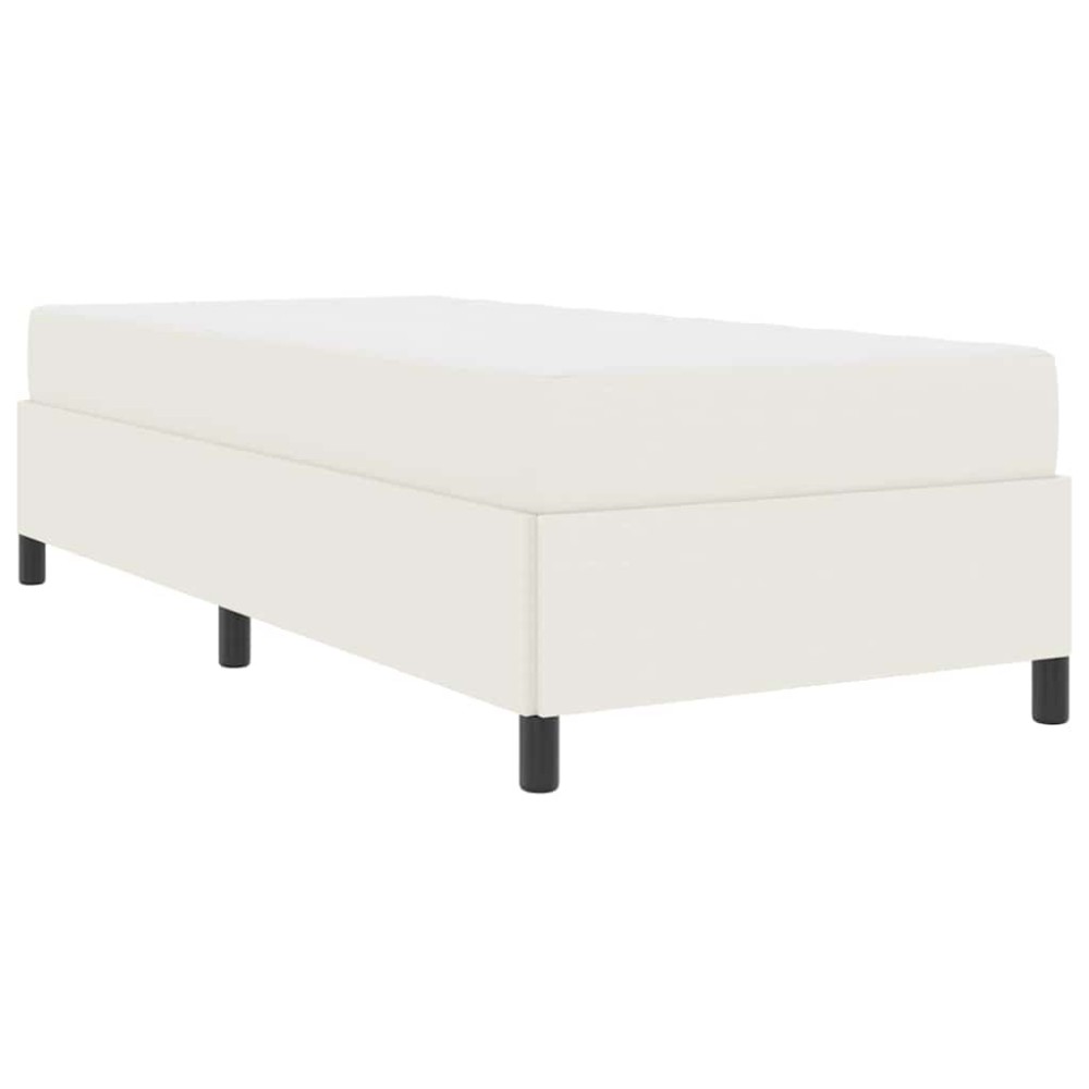 vidaXL Cadru de pat Altele Crem 80 x 200 cm Țesătură de catifea