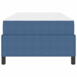 vidaXL Cadru de pat cu saltea albastru 80 x 200 cm țesătură