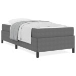 vidaXL Cadru de pat Gri deschis 90 x 200 cm Țesătură de catifea vidaXL Cadru de pat Gri deschis 90 x 200 cm Țesătură de catifea