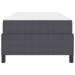 vidaXL Cadru de pat Gri închis 90 x 200 cm Țesătură de catifea vidaXL Cadru de pat Gri închis 90 x 200 cm Țesătură de catifea