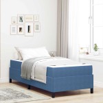 vidaXL Cadru de pat albastru 100 x 200 cm Țesătură de catifea
