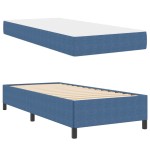 vidaXL Cadru de pat albastru 100 x 200 cm Țesătură de catifea