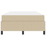 vidaXL Cadru de pat cu saltea Verde deschis gri 120 x 190 cm țesătură