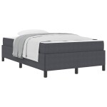 vidaXL Cadru de pat Gri închis 120 x 200 cm Țesătură de catifea vidaXL Cadru de pat Gri închis 120 x 200 cm Țesătură de catifea
