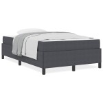 vidaXL Cadru de pat Gri închis 120 x 200 cm Țesătură de catifea vidaXL Cadru de pat Gri închis 120 x 200 cm Țesătură de catifea