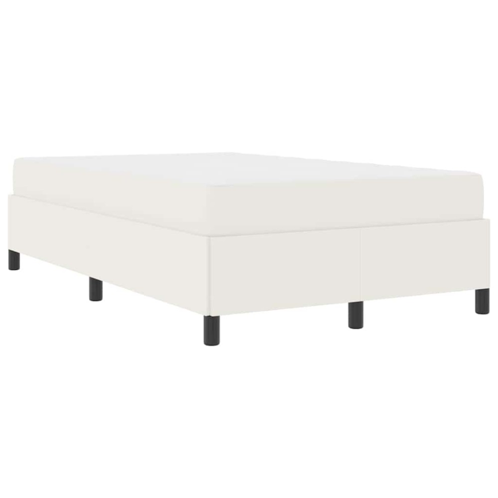 vidaXL Cadru de pat Altele Crem 120 x 200 cm Țesătură de catifea