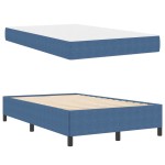 vidaXL Cadru de pat albastru 120 x 200 cm Țesătură de catifea vidaXL Cadru de pat albastru 120 x 200 cm Țesătură de catifea