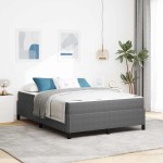 vidaXL Cadru de pat Gri deschis 140 x 190 cm Țesătură de catifea vidaXL Cadru de pat Gri deschis 140 x 190 cm Țesătură de catifea
