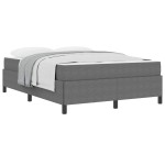 vidaXL Cadru de pat Gri deschis 140 x 190 cm Țesătură de catifea vidaXL Cadru de pat Gri deschis 140 x 190 cm Țesătură de catifea