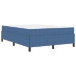 vidaXL Cadru de pat albastru 140 x 190 cm Țesătură de catifea vidaXL Cadru de pat albastru 140 x 190 cm Țesătură de catifea