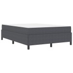 vidaXL Cadru de pat Gri închis 140 x 200 cm Țesătură de catifea vidaXL Cadru de pat Gri închis 140 x 200 cm Țesătură de catifea