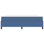 vidaXL Cadru de pat cu saltea albastru 180 x 200 cm țesătură