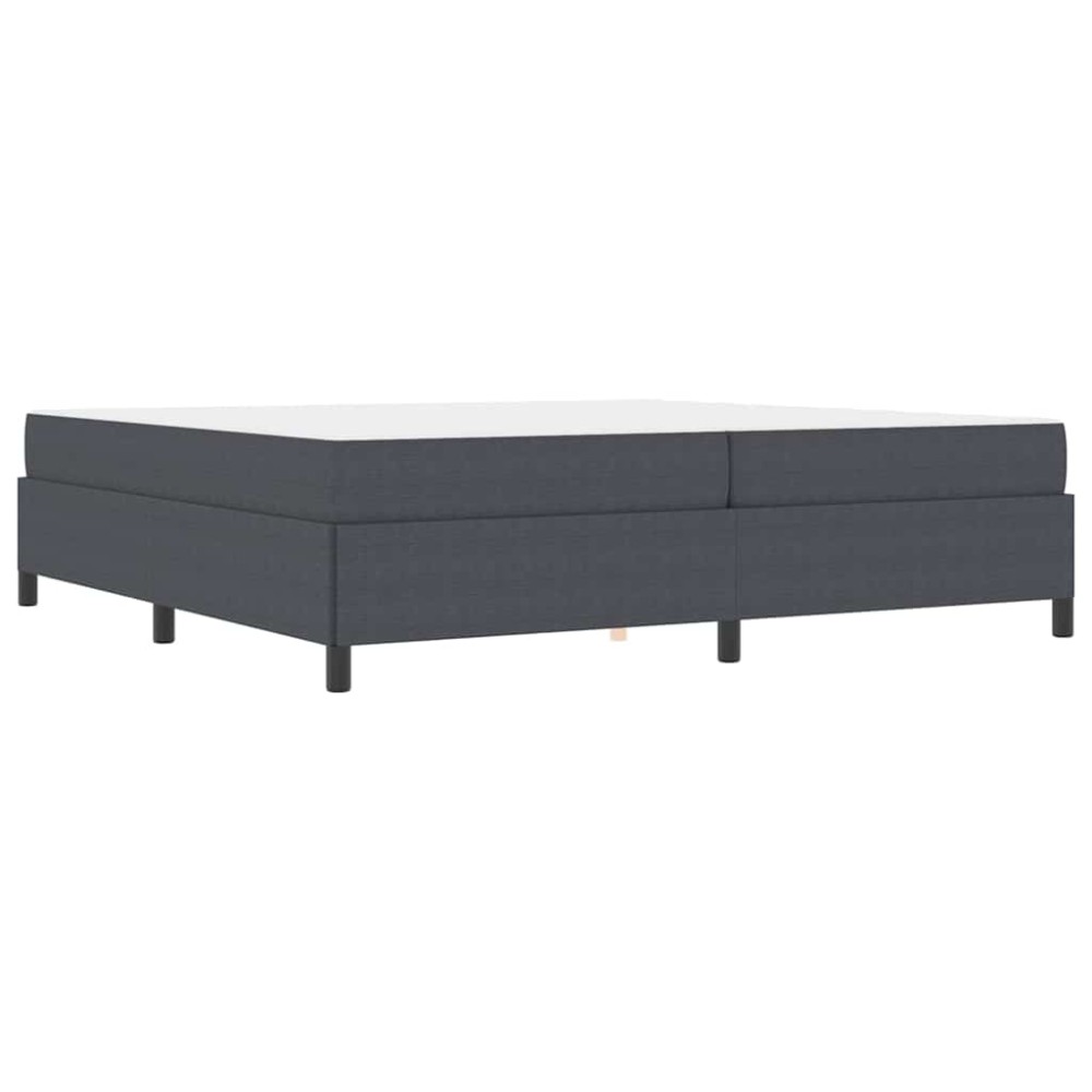 vidaXL Cadru de pat Gri închis 200 x 200 cm Țesătură de catifea