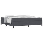 vidaXL Cadru de pat Gri închis 200 x 200 cm Țesătură de catifea vidaXL Cadru de pat Gri închis 200 x 200 cm Țesătură de catifea
