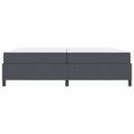 vidaXL Cadru de pat Gri închis 200 x 200 cm Țesătură de catifea vidaXL Cadru de pat Gri închis 200 x 200 cm Țesătură de catifea