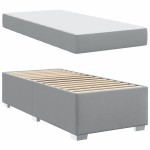 vidaXL Cadru de pat Gri deschis 100 x 200 cm țesătură vidaXL Cadru de pat Gri deschis 100 x 200 cm țesătură