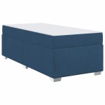 vidaXL Cadru de pat albastru 100 x 200 cm țesătură vidaXL Cadru de pat albastru 100 x 200 cm țesătură