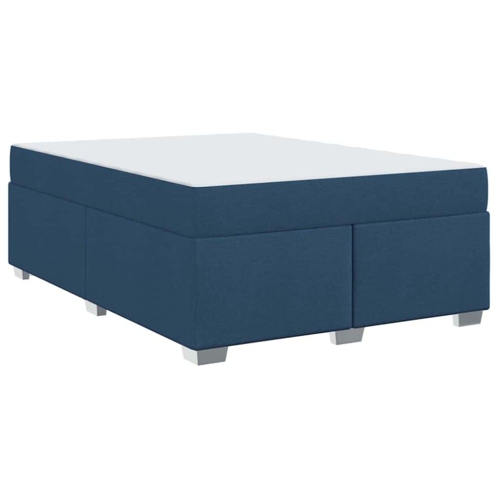 vidaXL Cadru de pat Altele albastru 140 x 200 cm țesătură