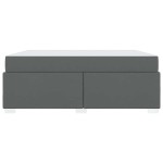 vidaXL Cadru de pat Gri închis 180 x 200 cm țesătură vidaXL Cadru de pat Gri închis 180 x 200 cm țesătură