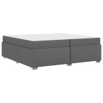 vidaXL Cadru de pat Gri închis 200 x 200 cm țesătură vidaXL Cadru de pat Gri închis 200 x 200 cm țesătură