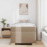 vidaXL Cadru de pat Cappuccino 80 x 200 cm Piele artificială vidaXL Cadru de pat Cappuccino 80 x 200 cm Piele artificială