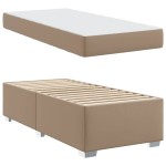vidaXL Cadru de pat Cappuccino 80 x 200 cm Piele artificială vidaXL Cadru de pat Cappuccino 80 x 200 cm Piele artificială