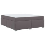 vidaXL Cadru de pat Gri 180 x 200 cm Piele artificială vidaXL Cadru de pat Gri 180 x 200 cm Piele artificială