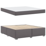vidaXL Cadru de pat Gri 180 x 200 cm Piele artificială vidaXL Cadru de pat Gri 180 x 200 cm Piele artificială