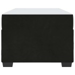 vidaXL Cadru de pat cu saltea cu saltea Negru 100 x 200 cm Catifea