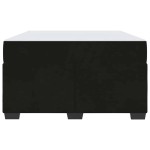 vidaXL Cadru de pat cu saltea cu saltea Negru 120 x 190 cm Catifea
