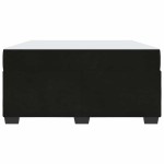 vidaXL Cadru de pat cu saltea cu saltea Negru 140 x 200 cm Catifea