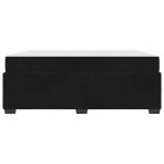 vidaXL Cadru de pat cu saltea Negru 180 x 200 cm Catifea