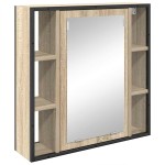 vidaXL Set de mobilier pentru baie cu raft cu ușă 3 pcs Stejar sonoma vidaXL Set de mobilier pentru baie cu raft cu ușă 3 pcs Stejar sonoma