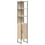 vidaXL Set de mobilier pentru baie cu raft cu ușă 3 pcs Stejar sonoma vidaXL Set de mobilier pentru baie cu raft cu ușă 3 pcs Stejar sonoma