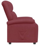 vidaXL Fotoliu rabatabil, roșu vin, piele ecologică vidaXL Fotoliu rabatabil, roșu vin, piele ecologică