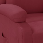 vidaXL Fotoliu rabatabil, roșu vin, piele ecologică vidaXL Fotoliu rabatabil, roșu vin, piele ecologică