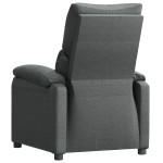 vidaXL Fotoliu rabatabil, gri închis, material textil