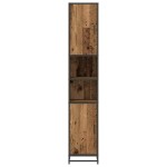 vidaXL Set de mobilier pentru baie Lemn Vechi 35 x 37,5 x 188,5 cm