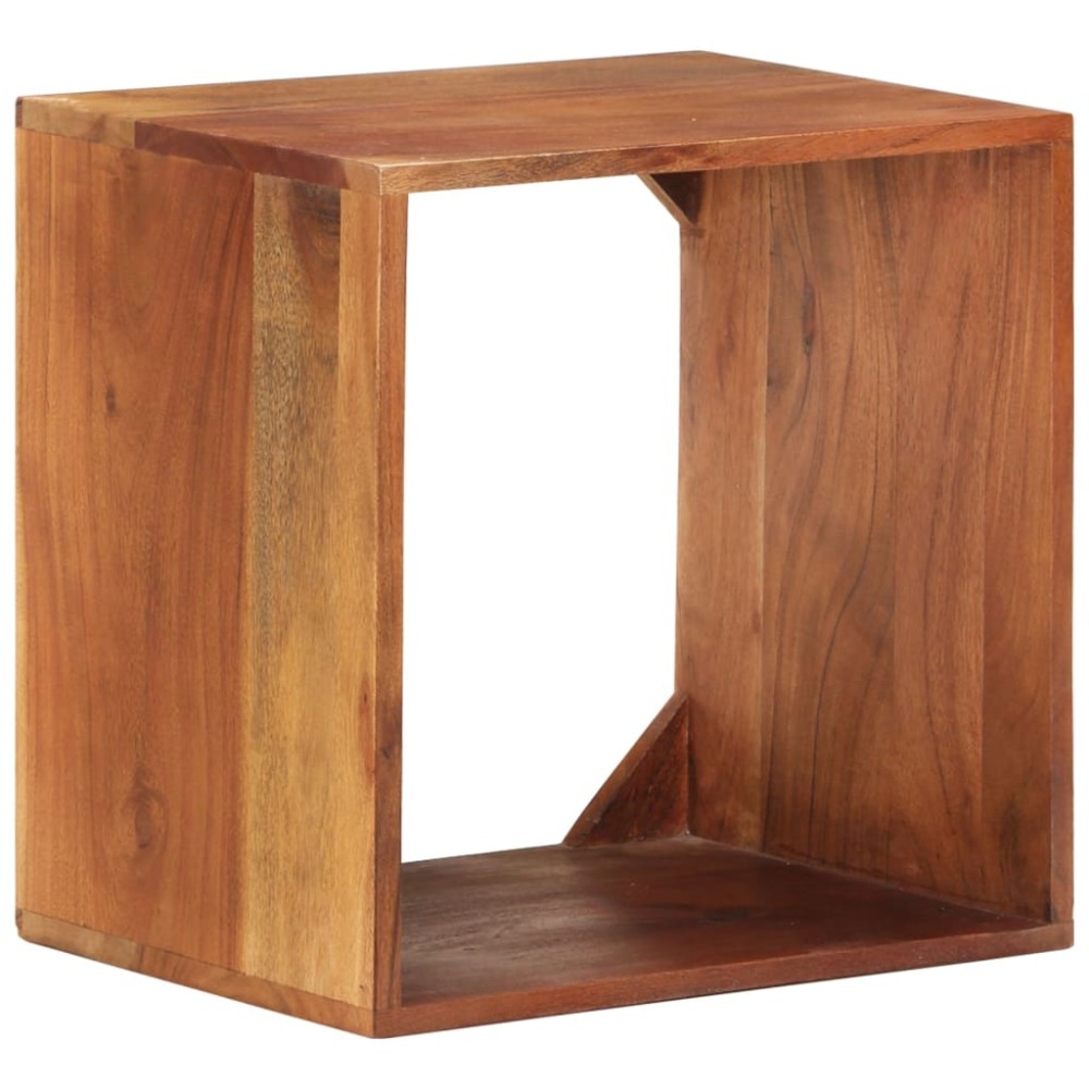 vidaXL Raft de perete, 40x30x40 cm, lemn masiv de acacia