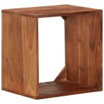 vidaXL Raft de perete, 40x30x40 cm, lemn masiv de acacia