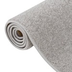 vidaXL Covor cu fire scurte, gri deschis, 80x150 cm vidaXL Covor cu fire scurte, gri deschis, 80x150 cm