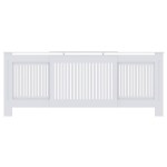 vidaXL Capac pentru radiator 2 pcs Alb 205 x 20,5 x 81,5cm